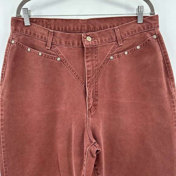 Ozark Mountain Vintage Clay Rockabilly High Waist Mom Western Studded 18 Jeans - Picture 2 of 6